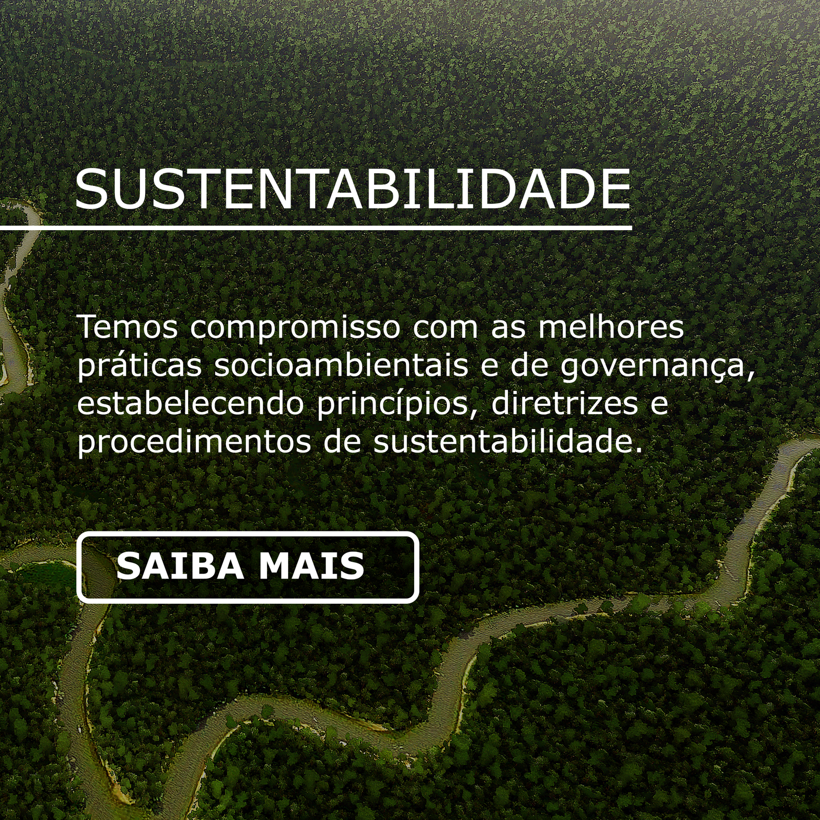 Banner sustentabilidade da Home